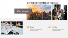 Elegant Portfolio Presentation Template Slide Designs